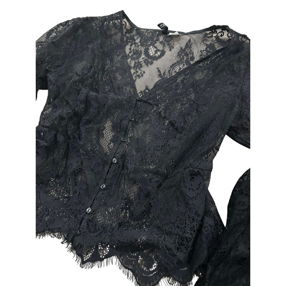 Gorgeous black lace top